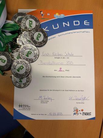 urkunde 25brennball